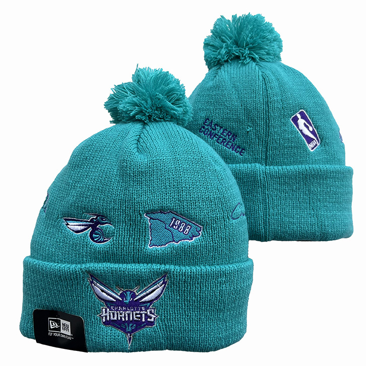 Charlotte Hornets Knit Hats 016